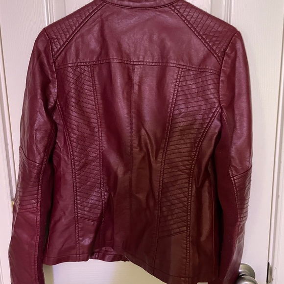 Garnet Leather Jacket Small - Picture 4 of 5